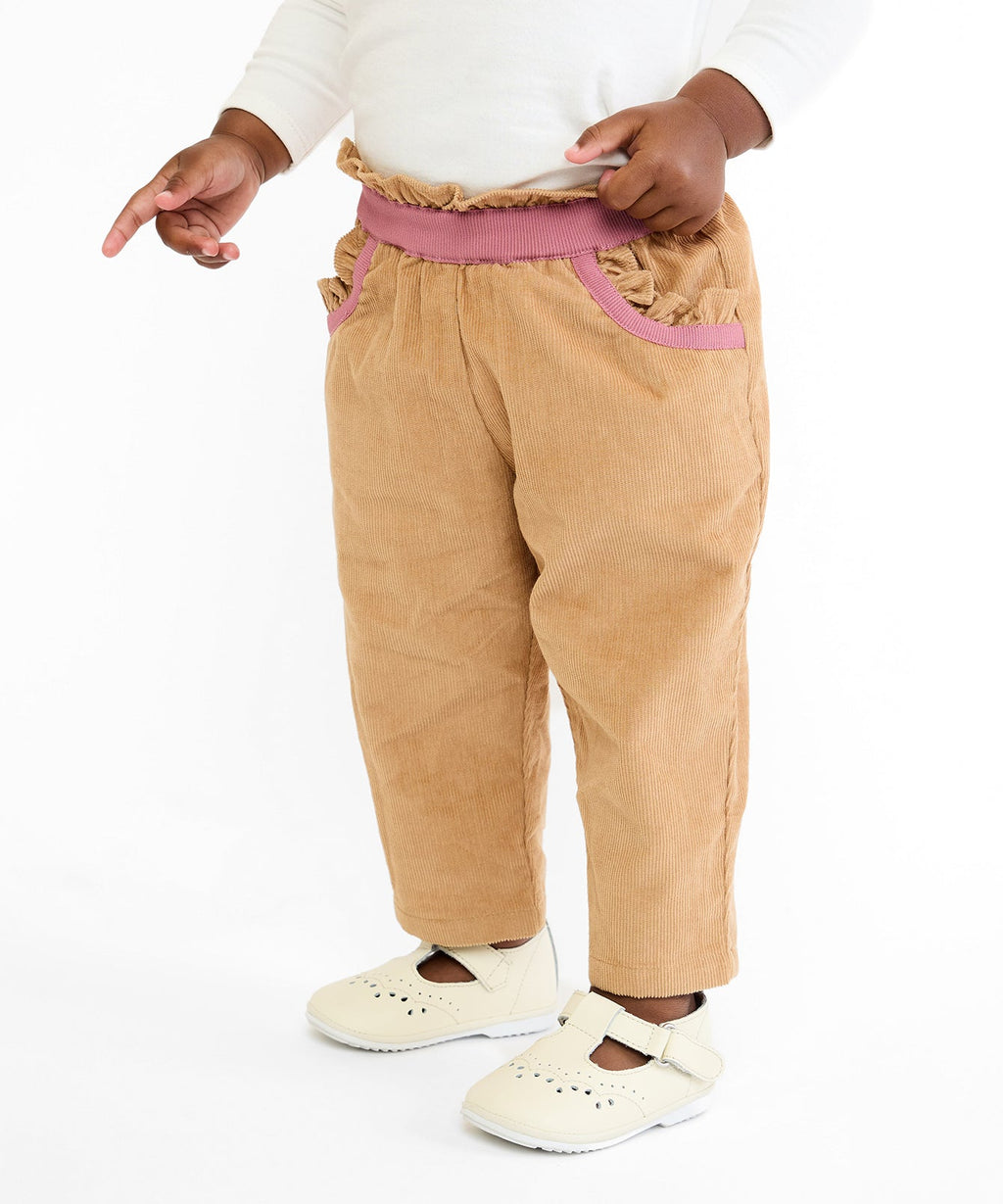 Betsy Baby Pant in Honey Corduroy
