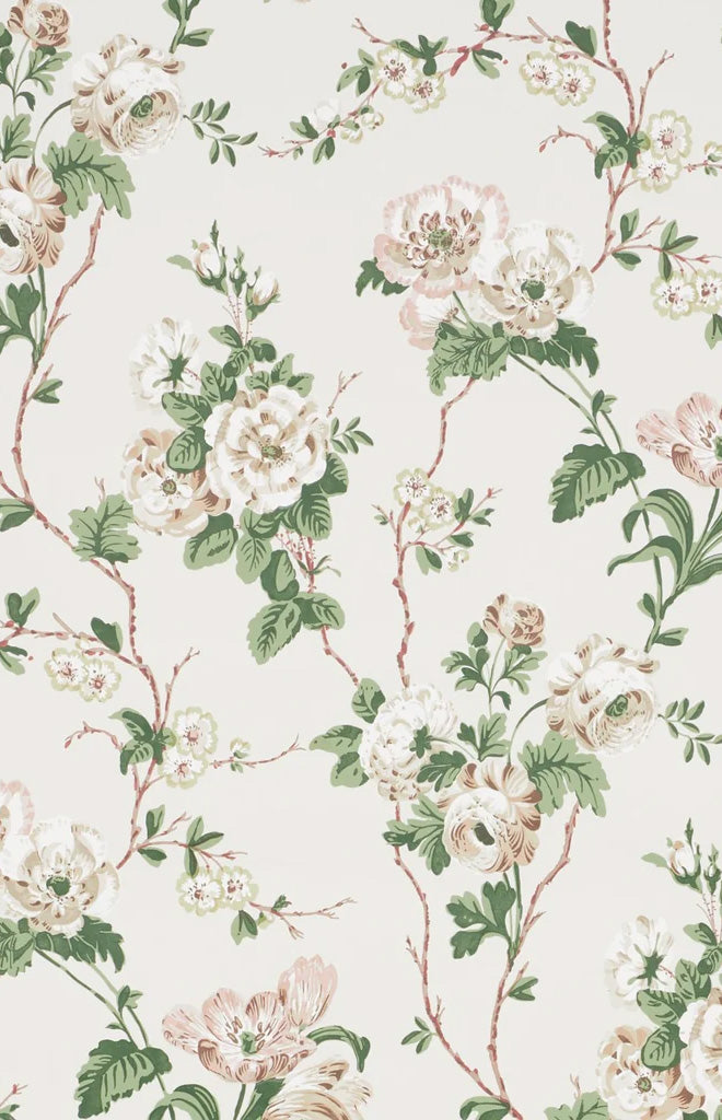 Betty Wallpaper in Quiet Pink
