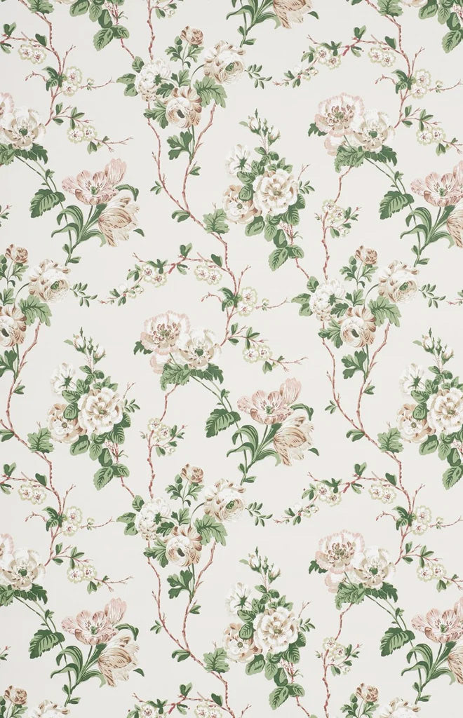 Betty Wallpaper in Quiet Pink