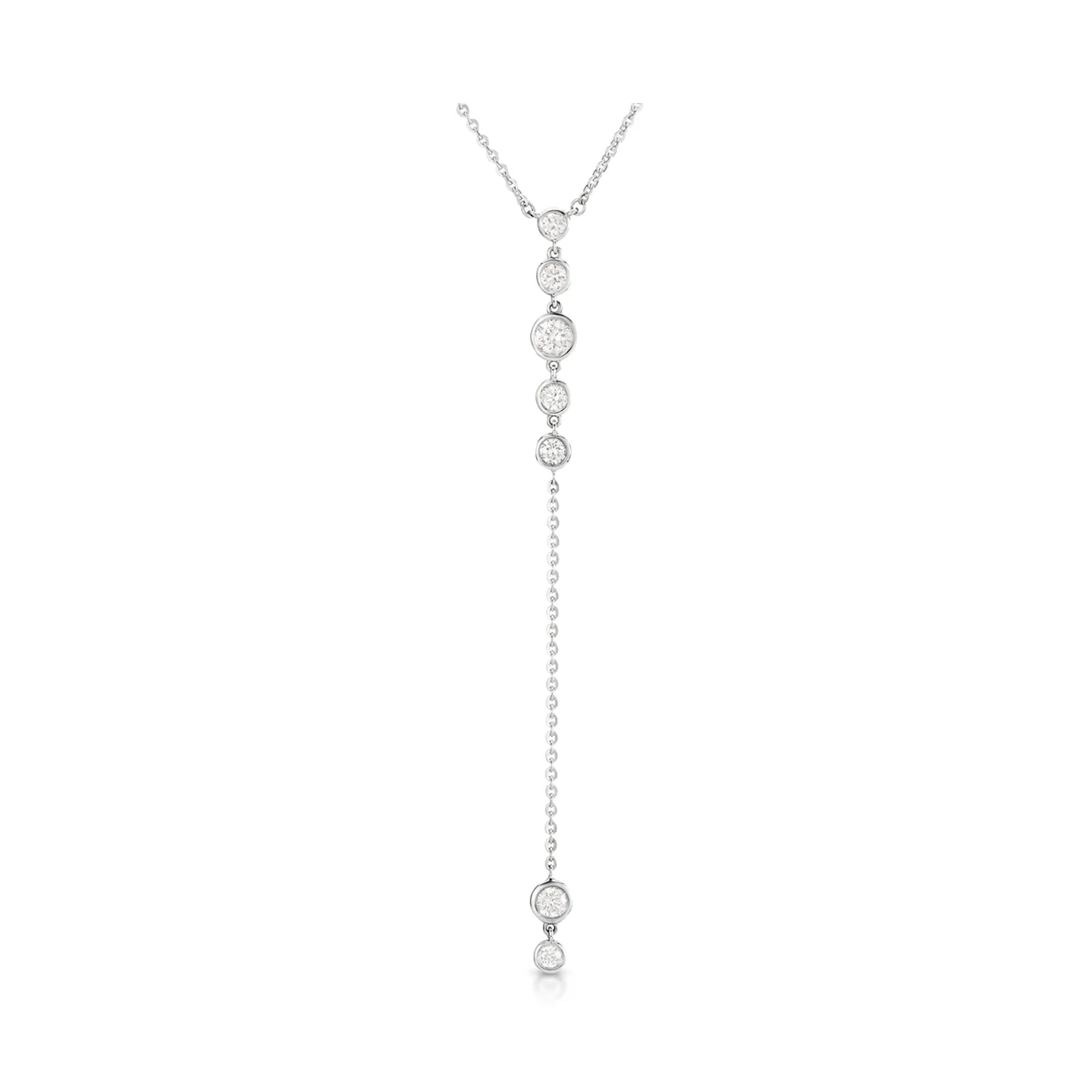 Bezel Starstruck Lariat Necklace