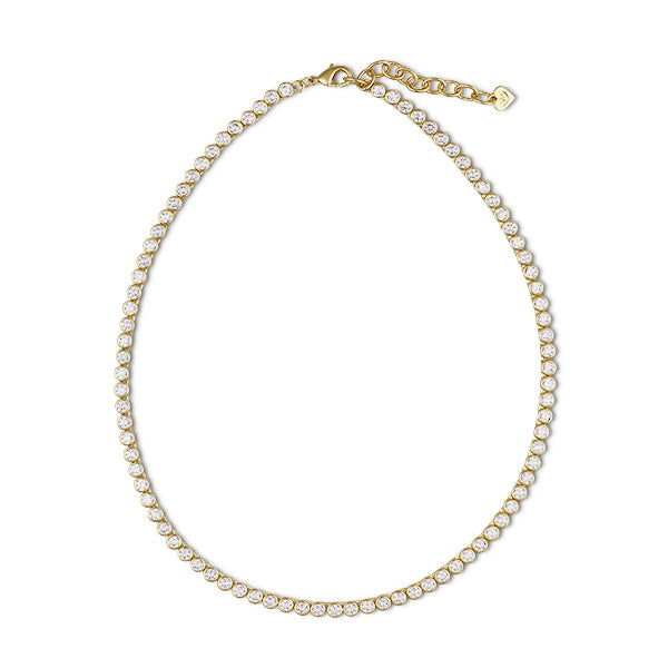 Bezel Tennis Necklace