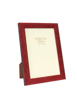 Dark Red Bianca photo frame by Rebecca Udall