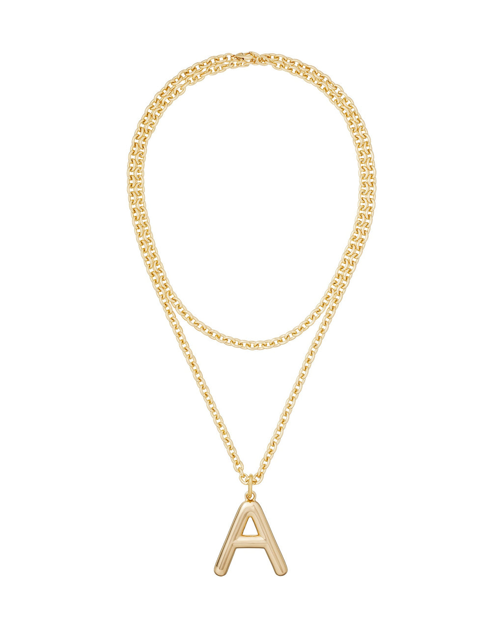 The Very Big Puffy Initial Necklace