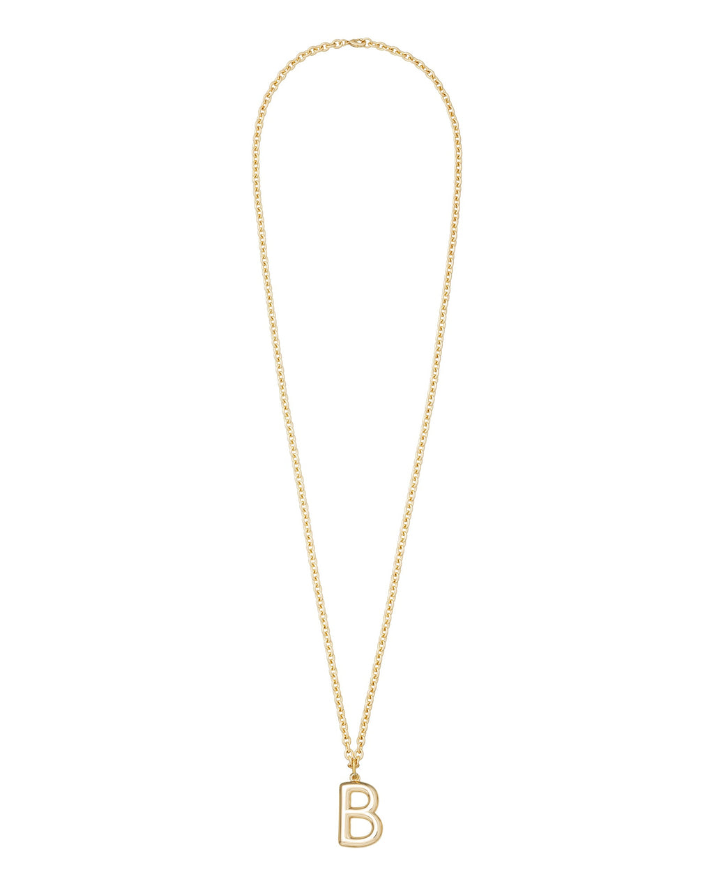 The Very Big Puffy Initial Necklace