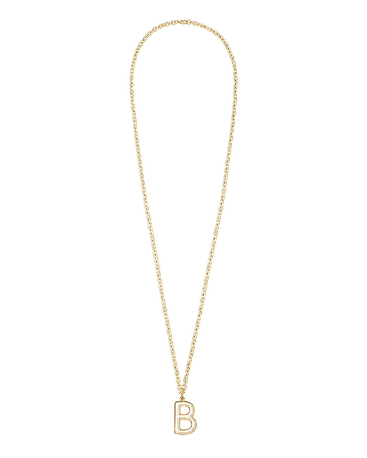 The Very Big Puffy Initial Necklace