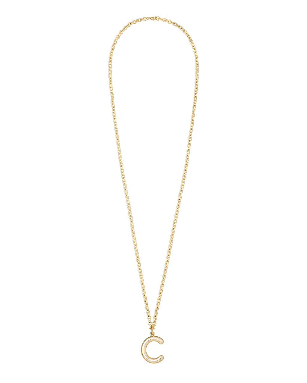 The Very Big Puffy Initial Necklace
