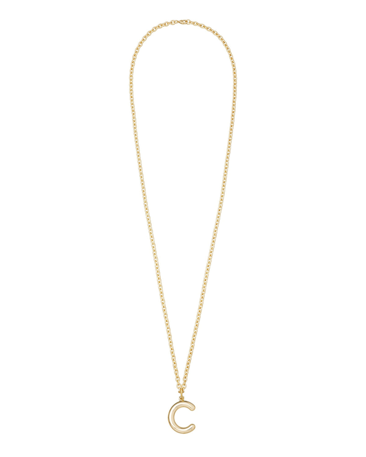 The Very Big Puffy Initial Necklace