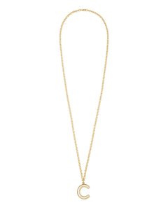 The Very Big Puffy Initial Necklace