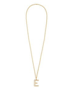 The Very Big Puffy Initial Necklace