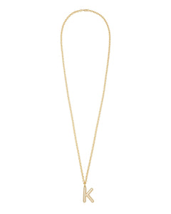 The Very Big Puffy Initial Necklace
