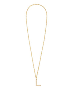 The Very Big Puffy Initial Necklace