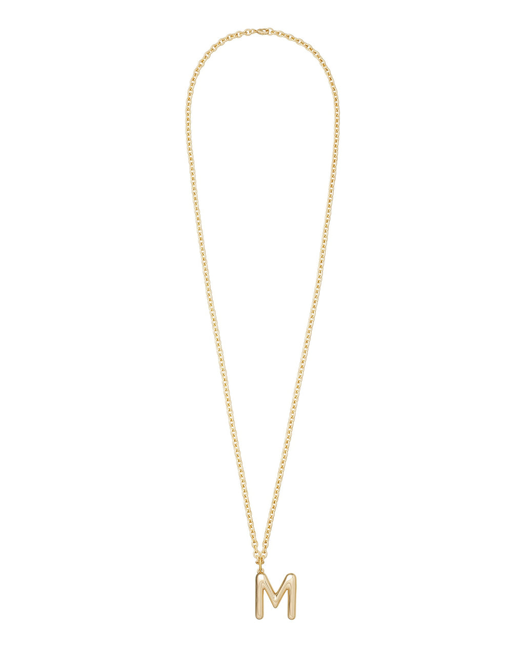 The Very Big Puffy Initial Necklace
