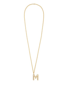 The Very Big Puffy Initial Necklace