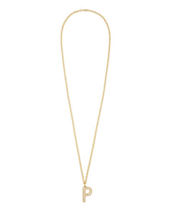 The Very Big Puffy Initial Necklace