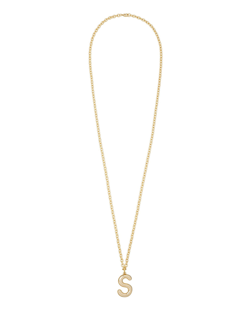 The Very Big Puffy Initial Necklace