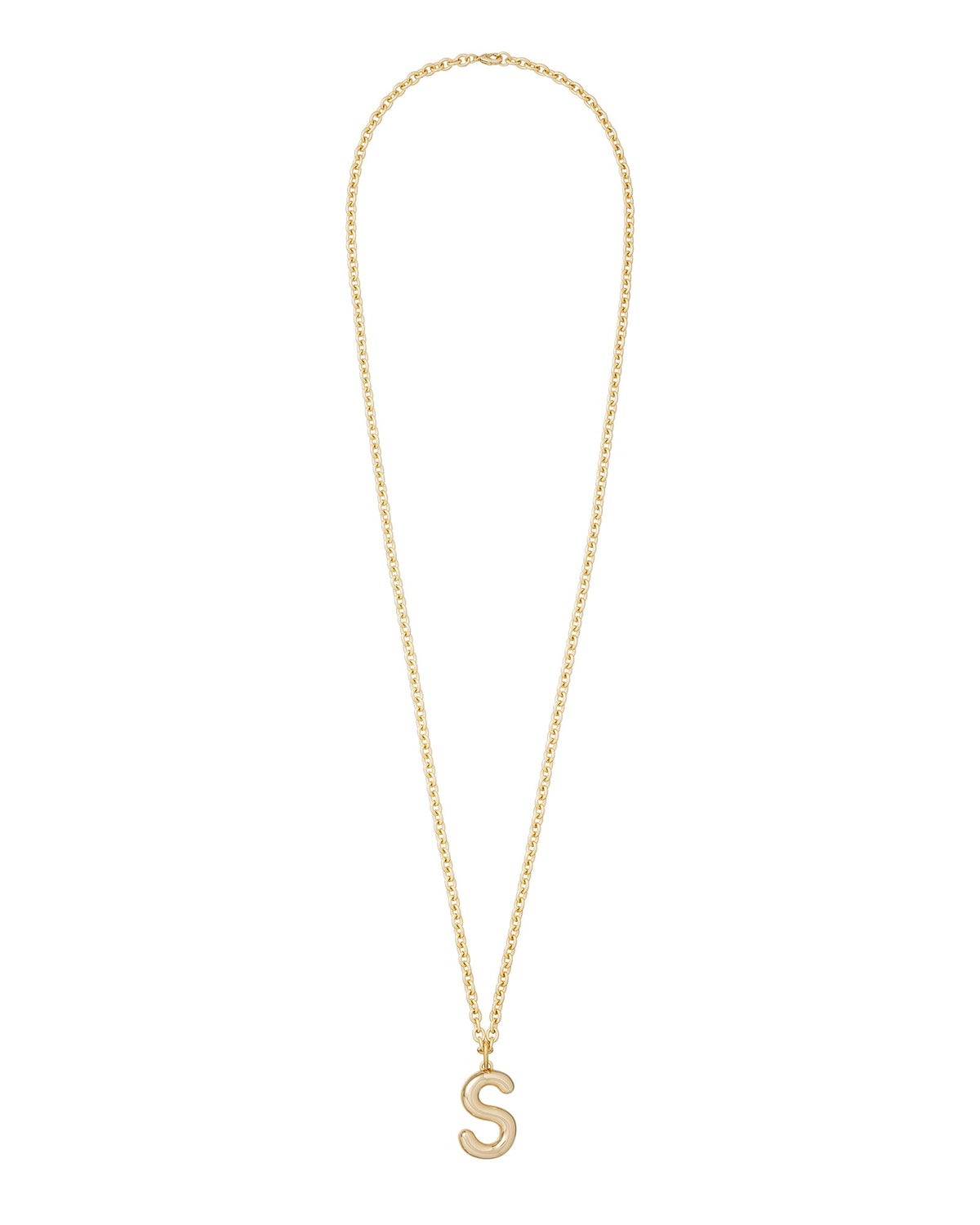 The Very Big Puffy Initial Necklace