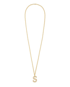 The Very Big Puffy Initial Necklace