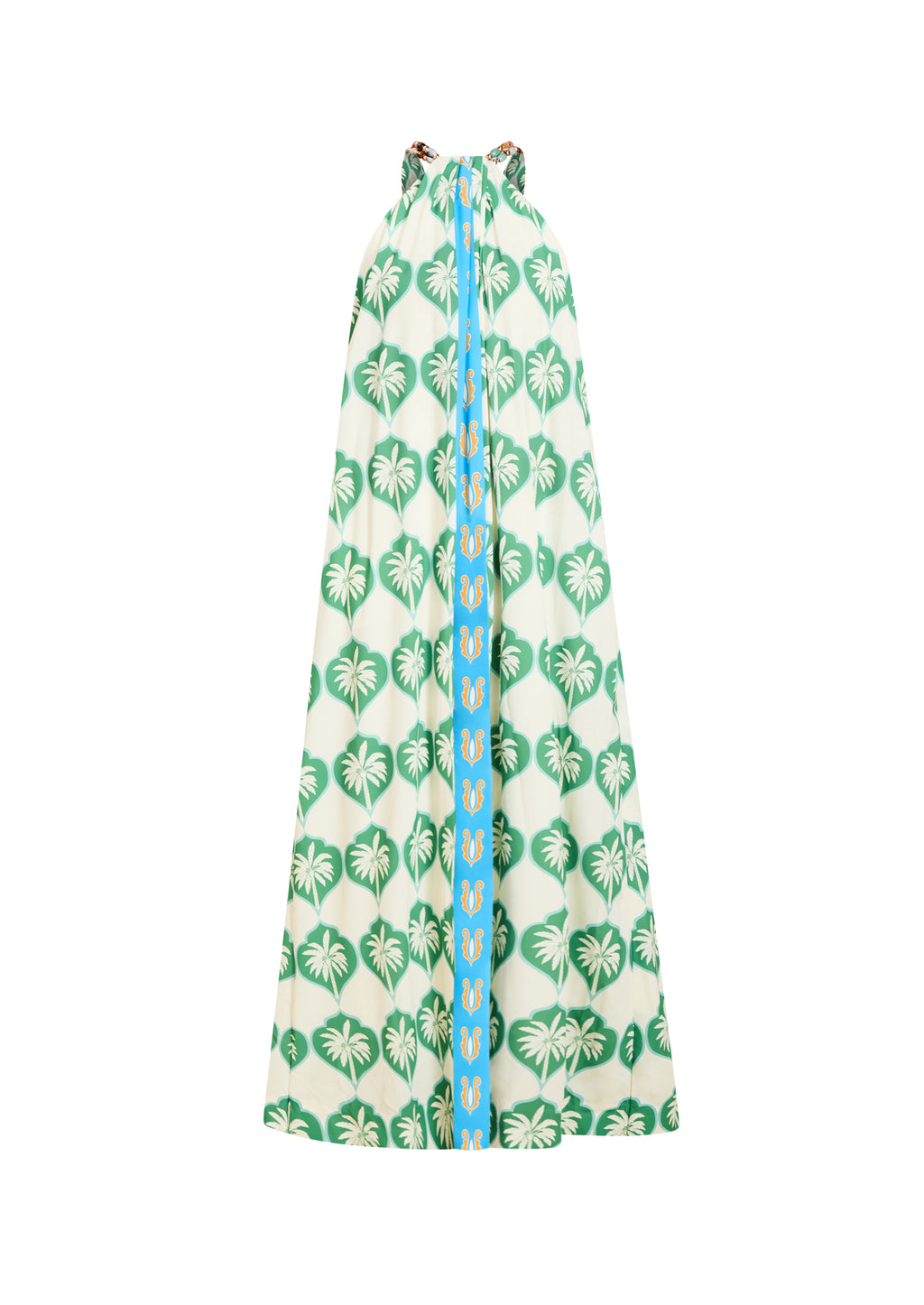 Bijou Halter Gown in Palm Bay Blue