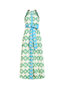 Bijou Halter Gown in Palm Bay Blue