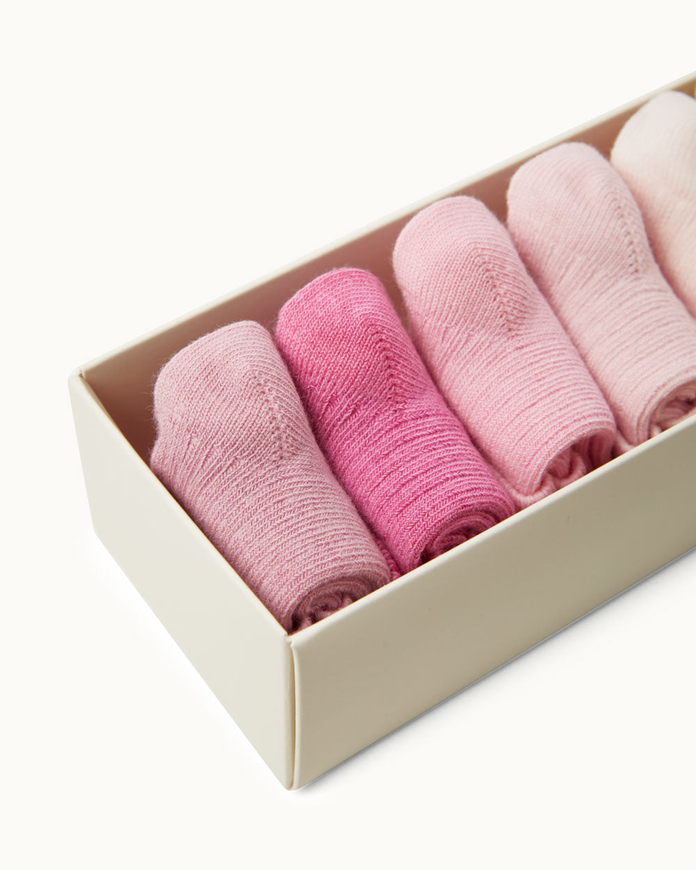 Bijou Socks in Pink, Set of 7