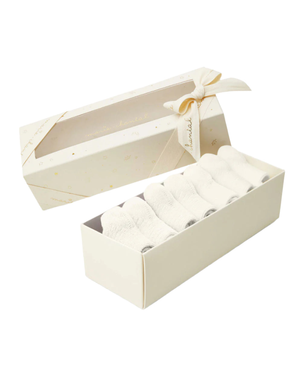 Bijou Socks in Cream, Set of 7