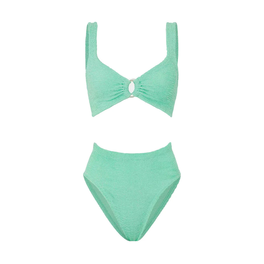 Nadine Bikini in Metallic Mint