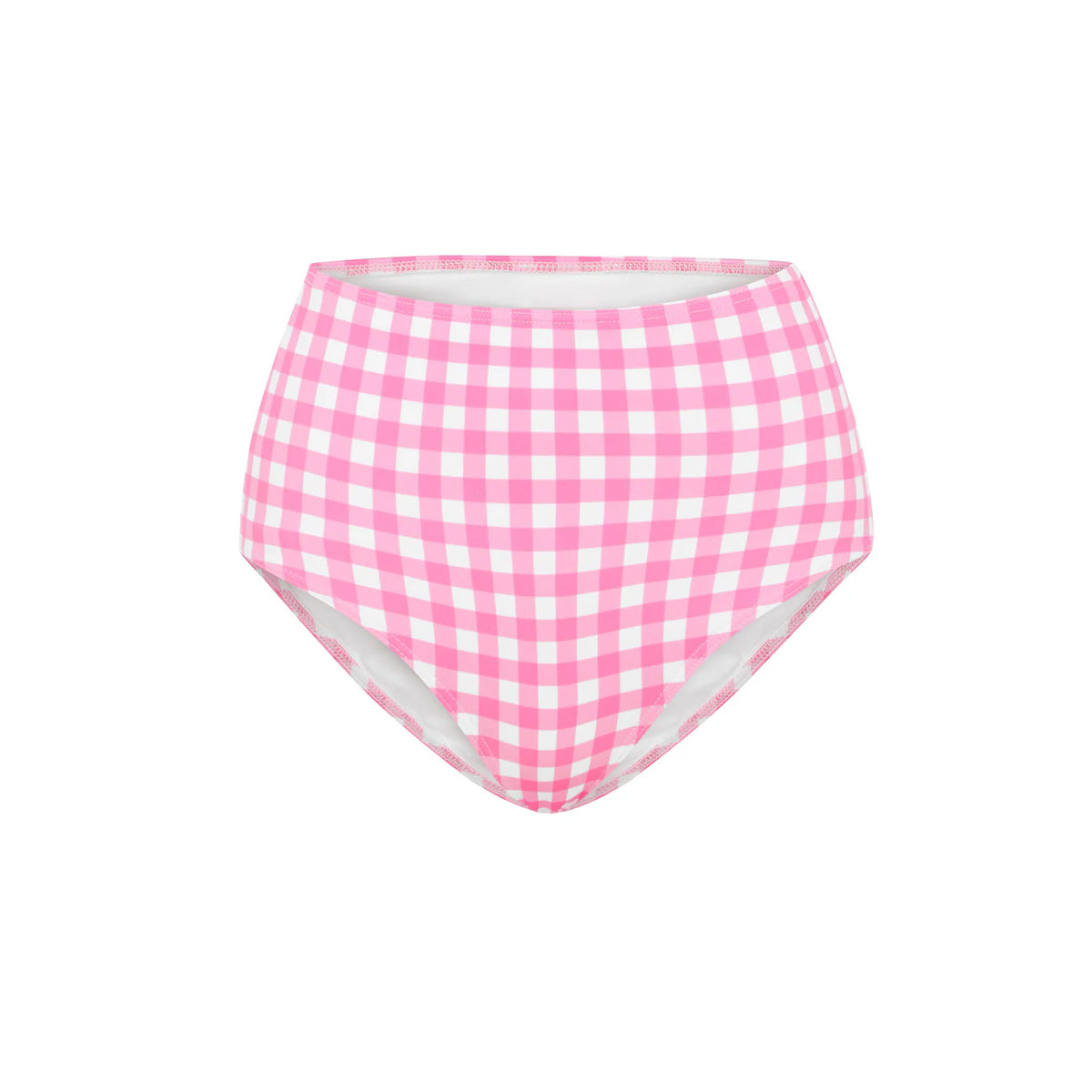 Blush Gingham High Waisted Bottom