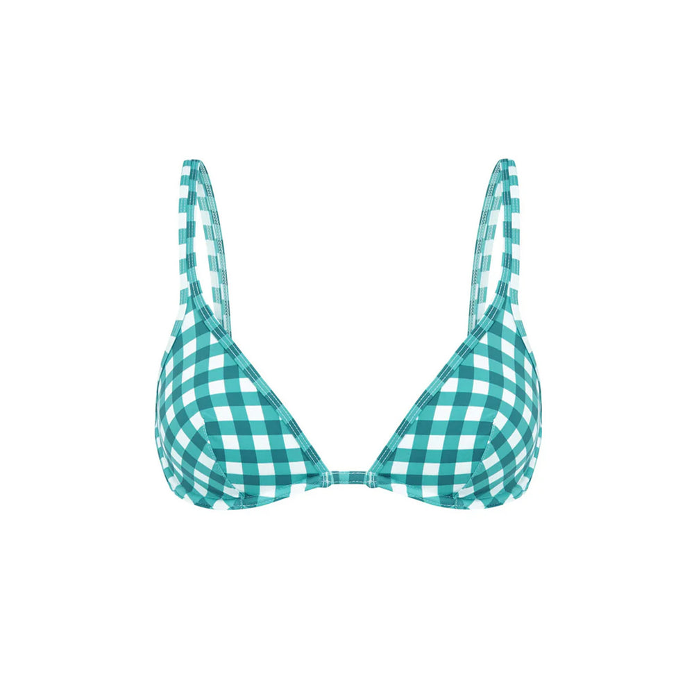 Forest Gingham Classic Bra Bikini Top