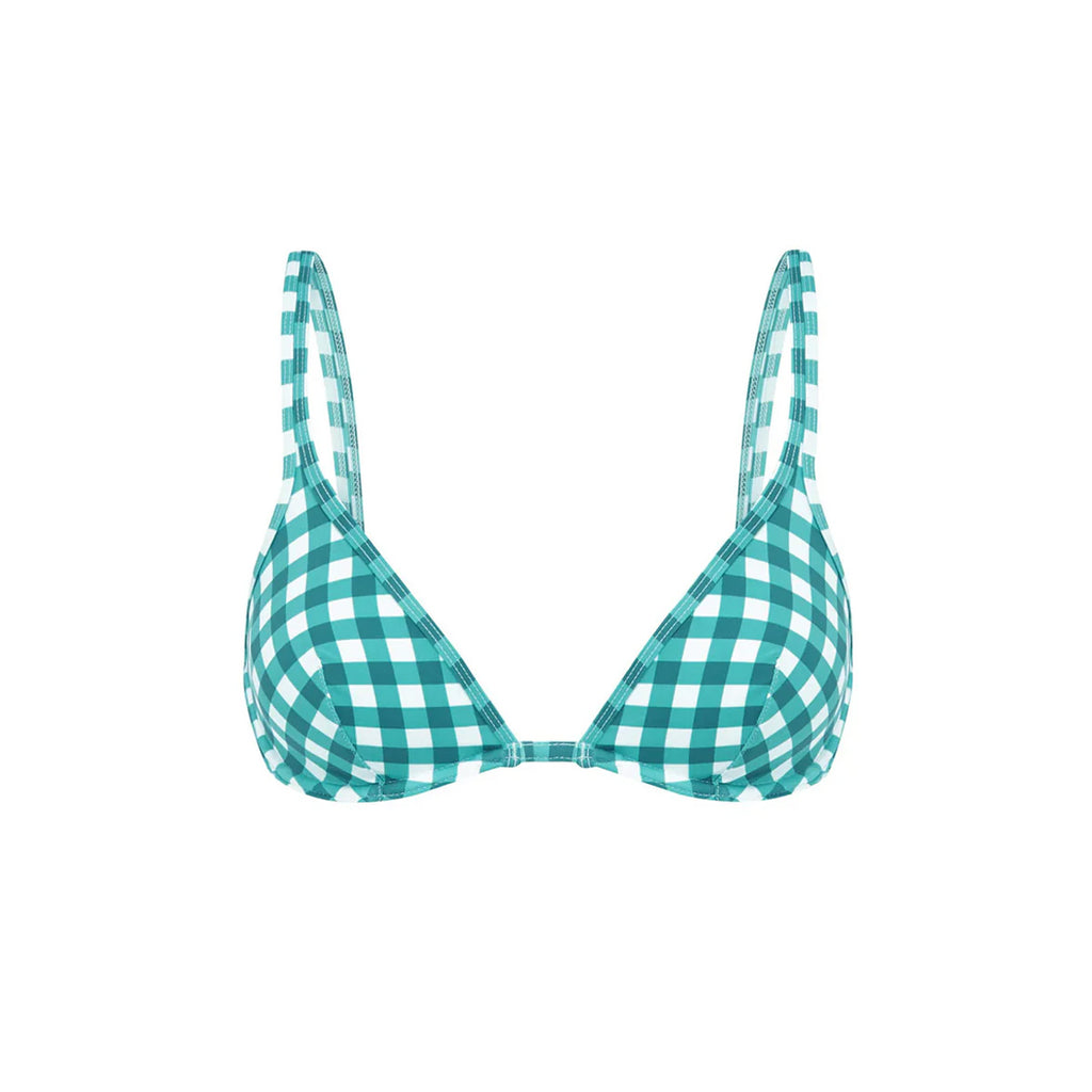 Forest Gingham Classic Bra Bikini Top