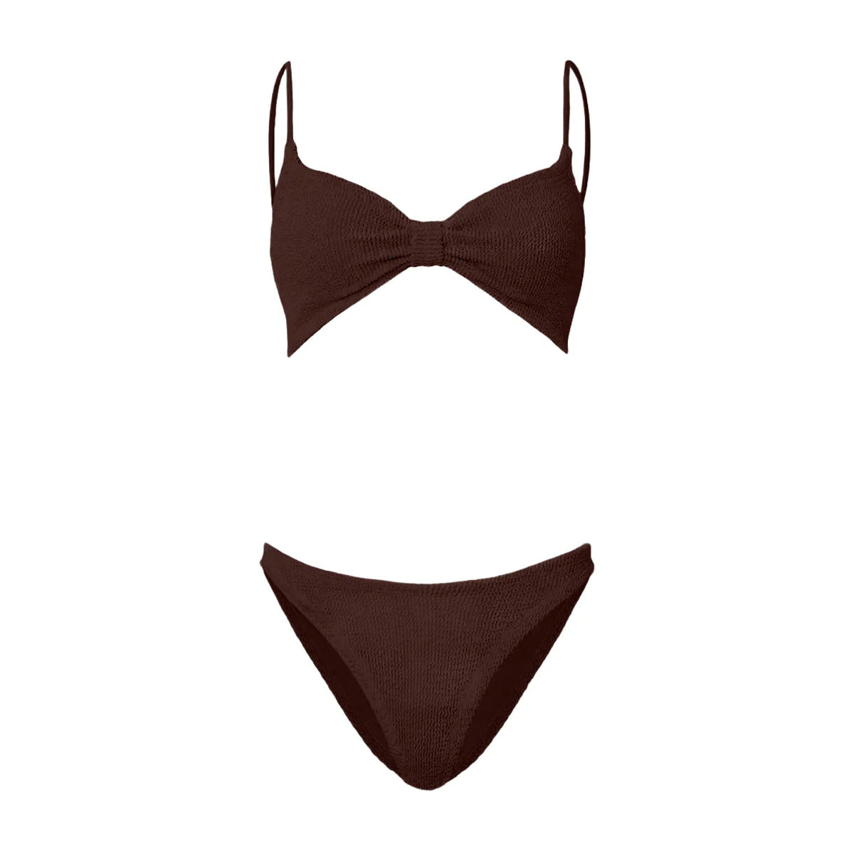 Alicia Bikini In Metallic Chocolate