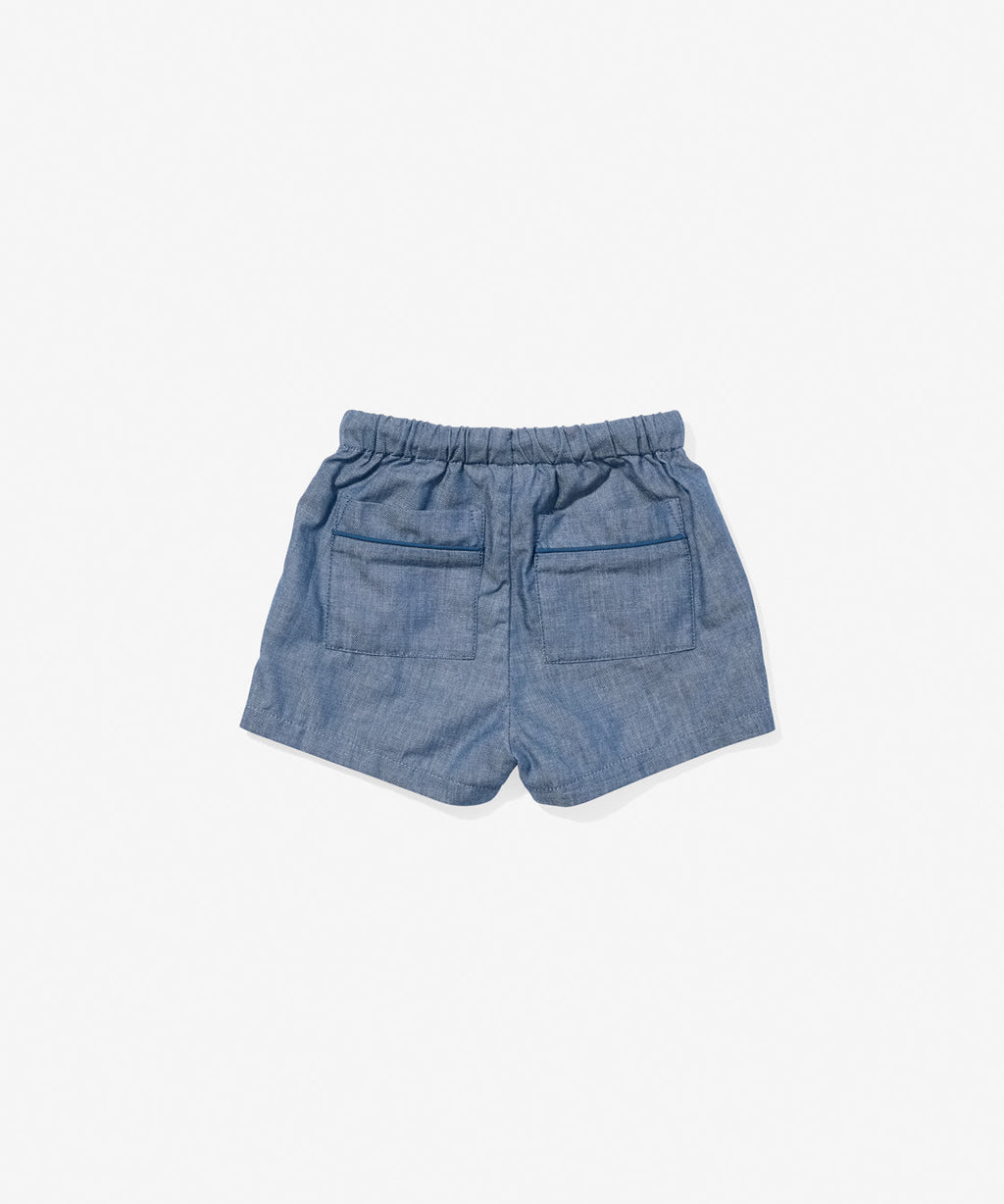 Bingo Baby Short in Denim