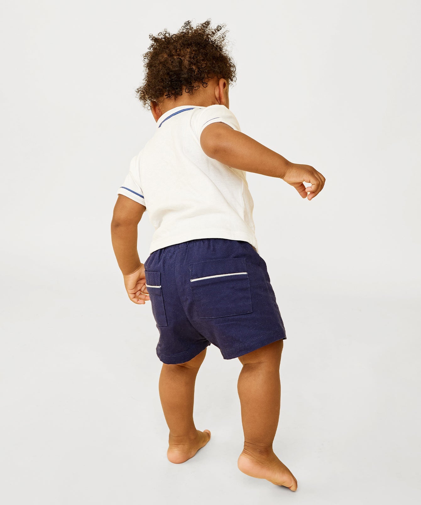 Bingo Baby Short in Navy