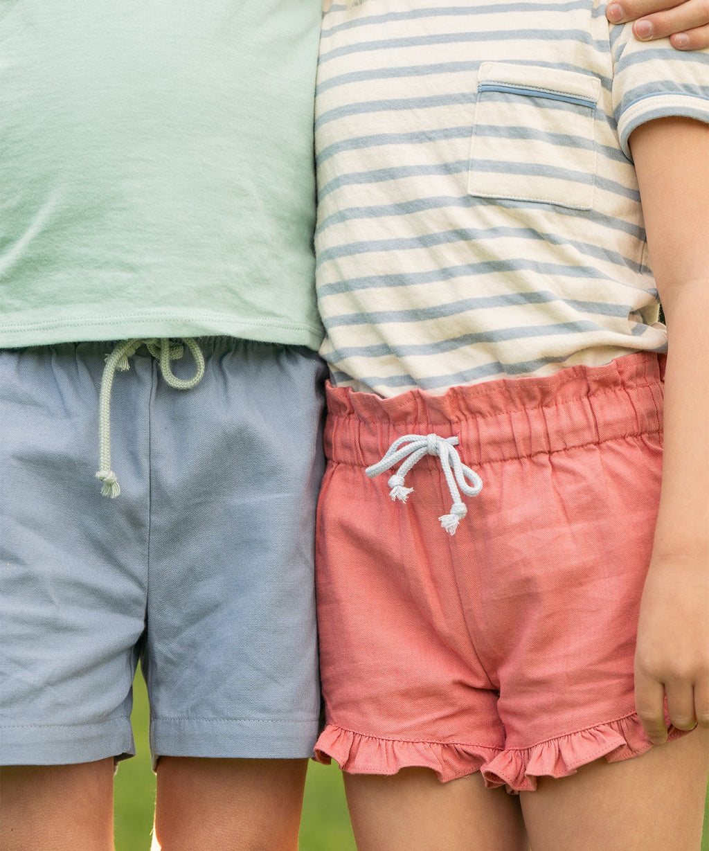 Bingo Short in Dusty Blue