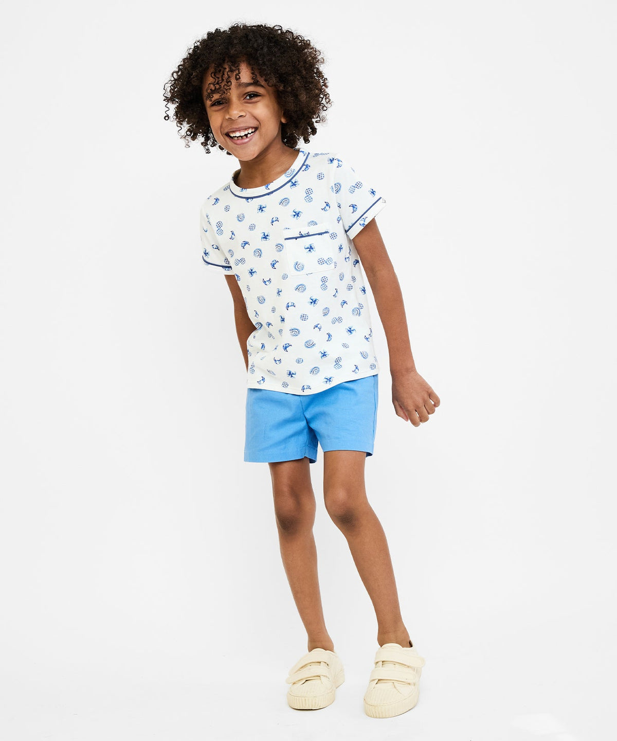 Bingo Short in French Blue