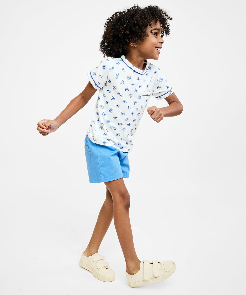 Bingo Short in French Blue