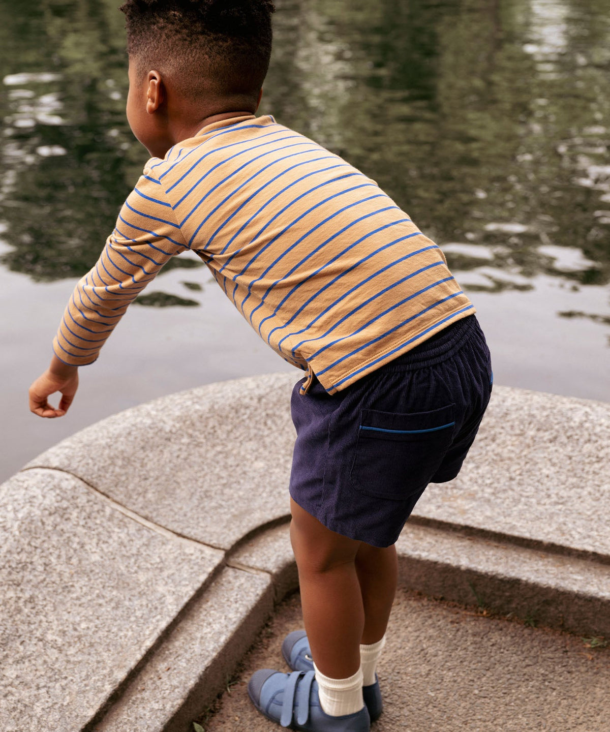 Bingo Short in Navy Corduroy