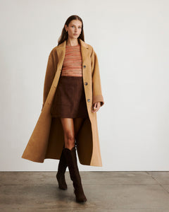 Bridget Coat in Camel Melange
