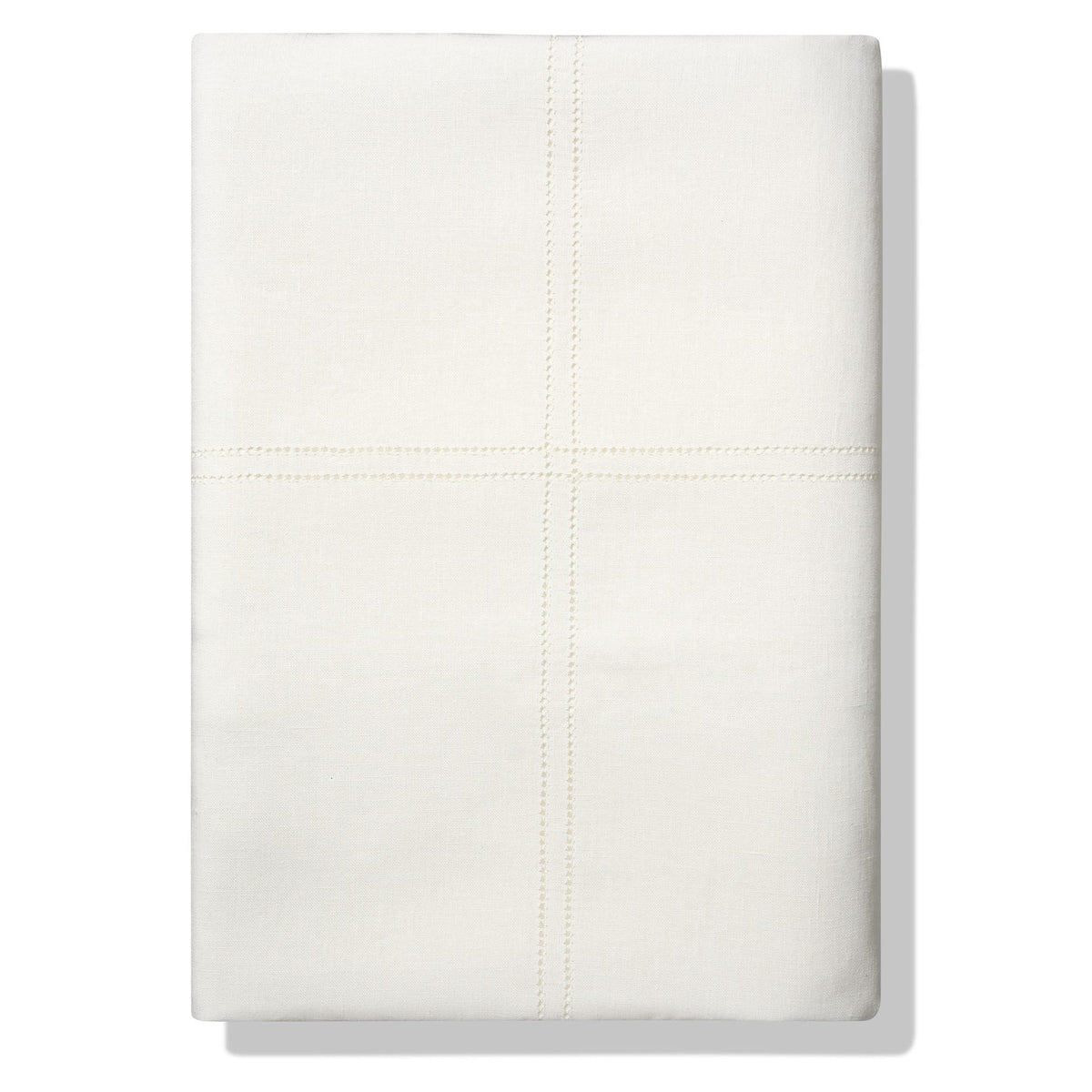 Elizaveta Bed Linen Set in Ivory White Hemstitch