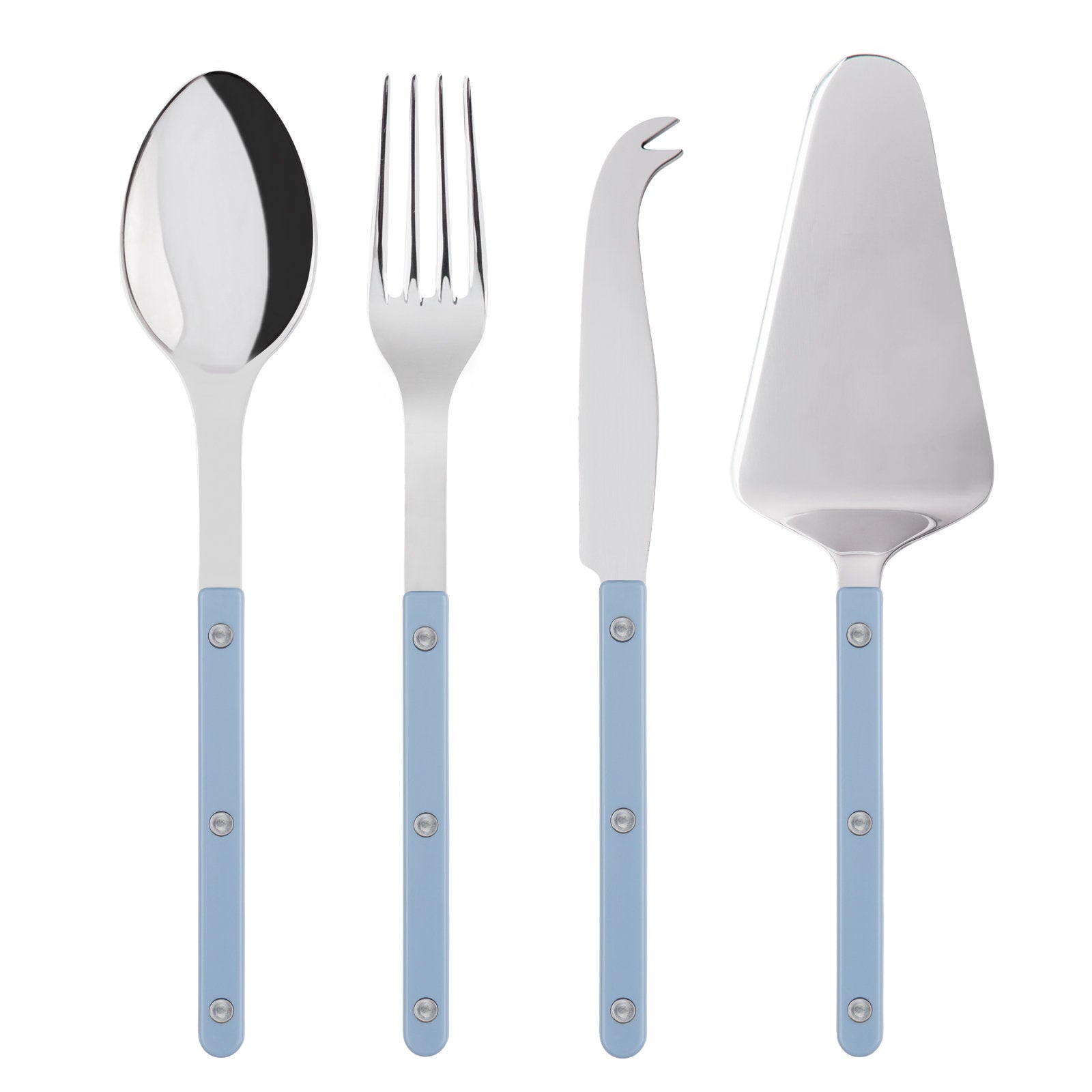 Bistrot Solid 4 Piece Hostess Set in Pastel Blue