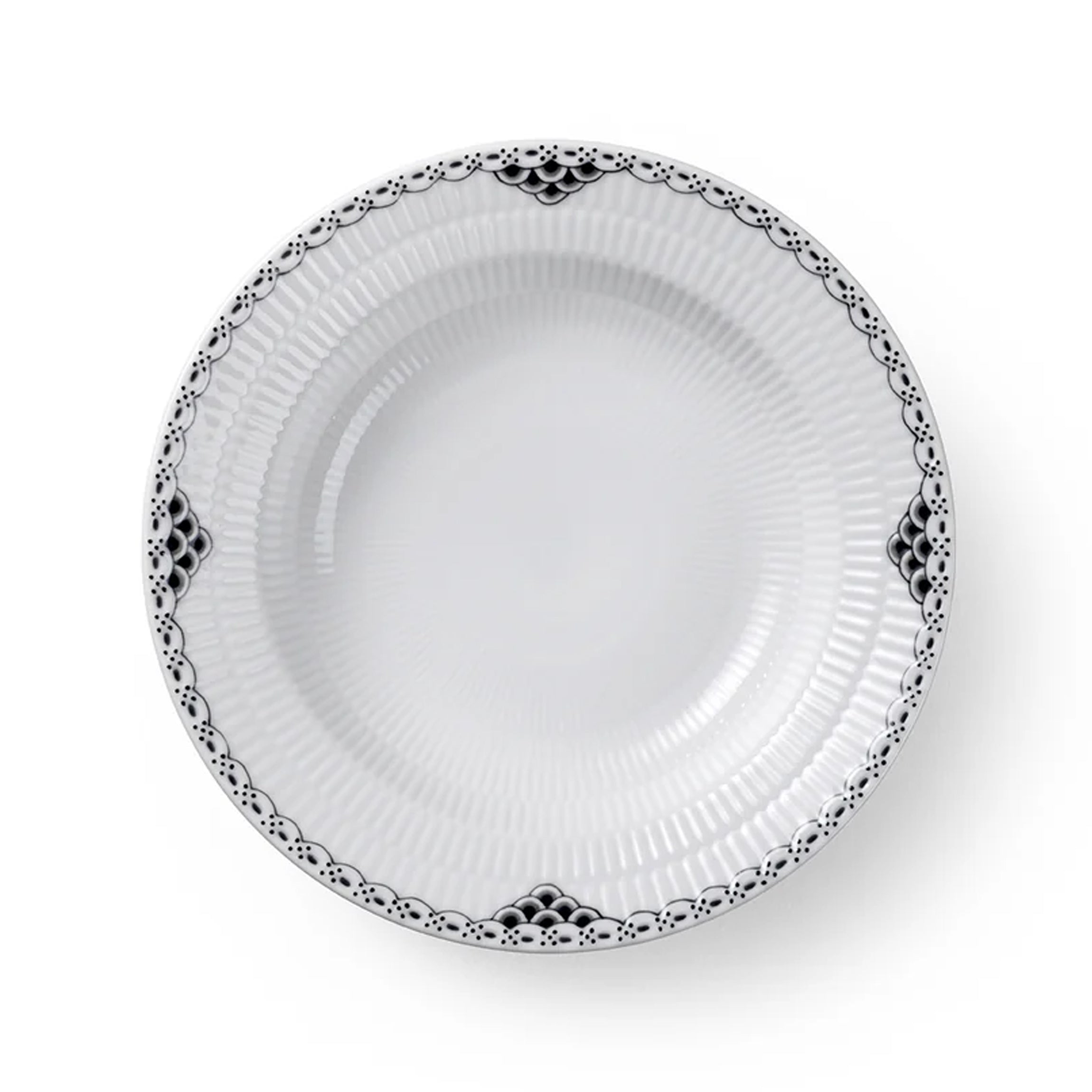 Black Lace Deep Plate 21cm 8.27"