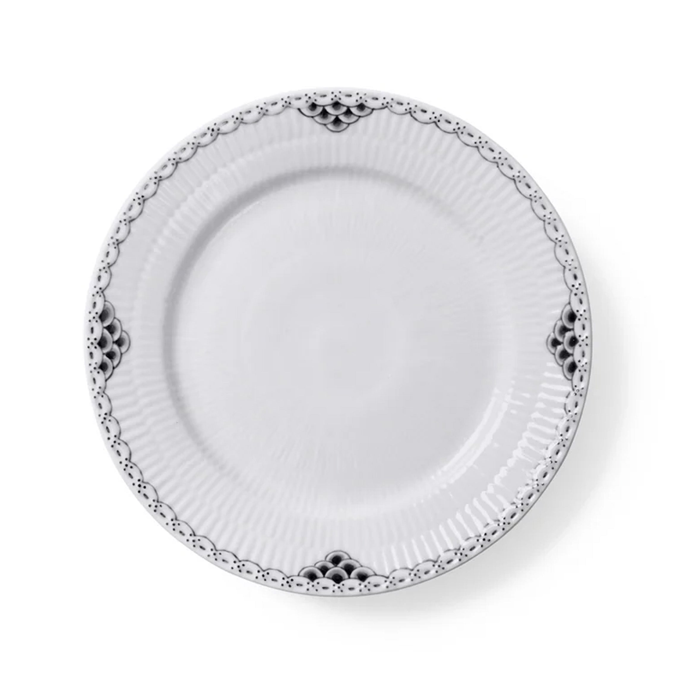 Black Lace Plate 19cm 7.48"