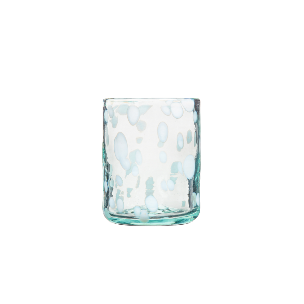 Late Afternoon White Blanco Glass Tumbler