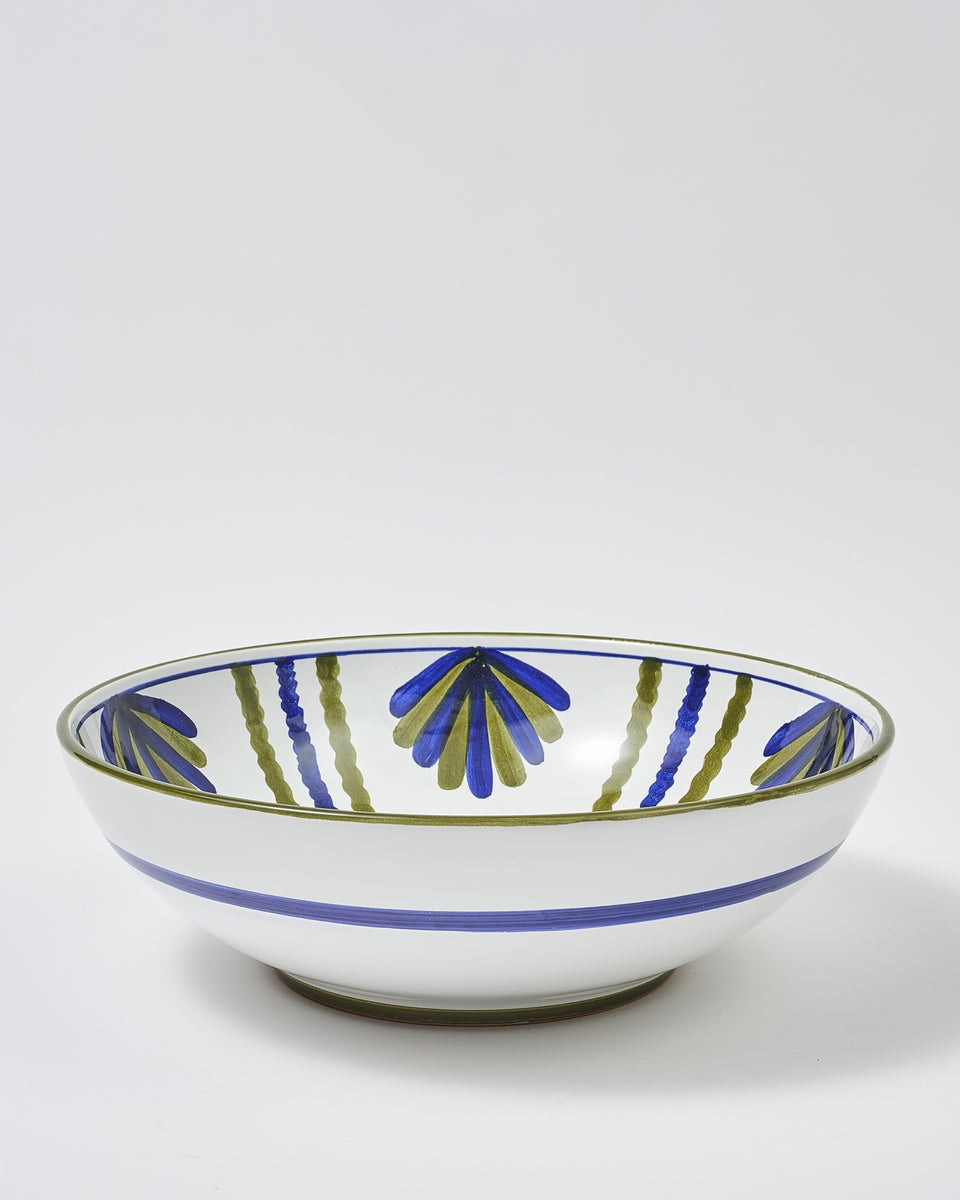 Blossom Salad Bowl Blue