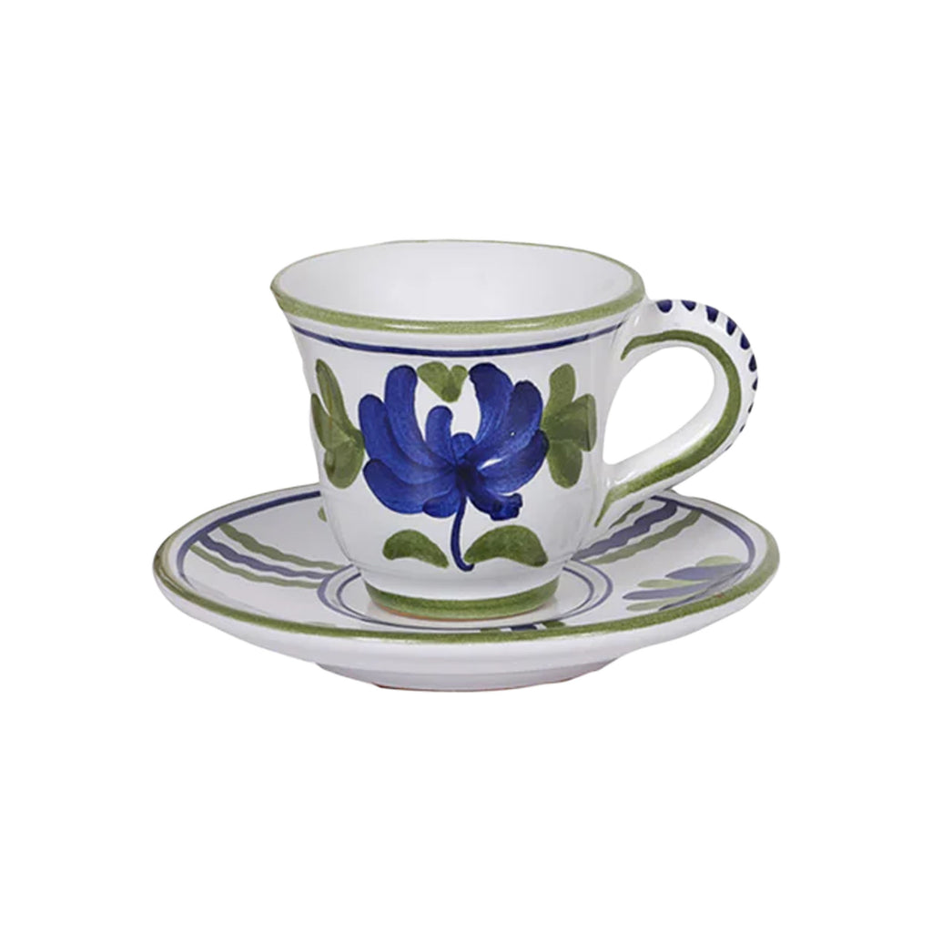 Blossom Espresso Cup and Sauce in Blue