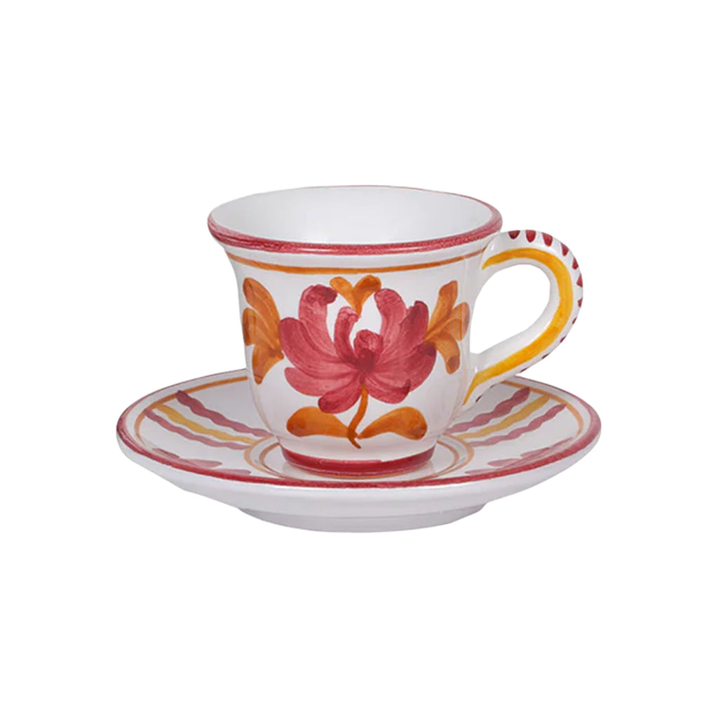 Blossom Espresso Cup and Saucer in Yellow