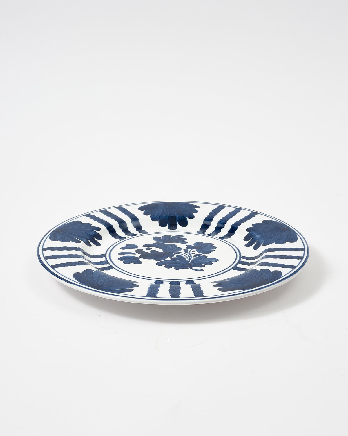 Blossom Dinner Plate, Midnight Blue