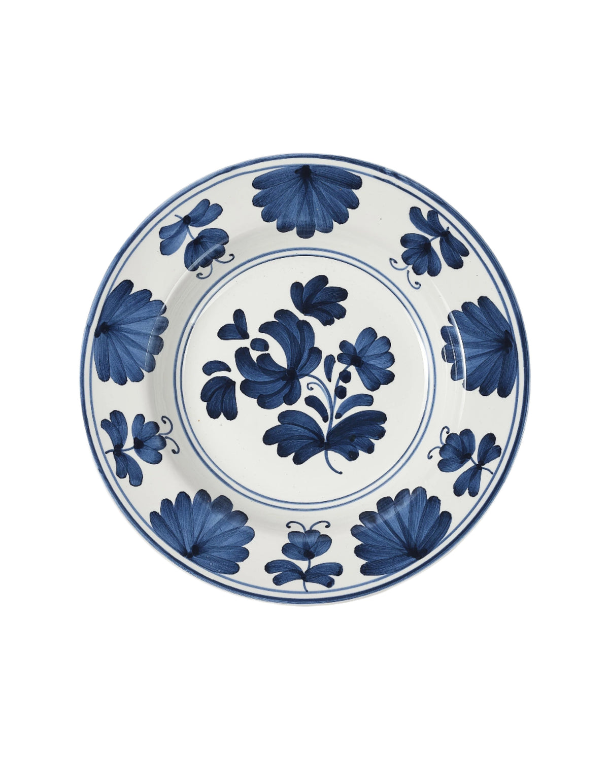 Blossom Soup Plate, Midnight Blue