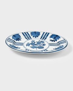 Blossom Oval Serving Plate, Midnight Blue