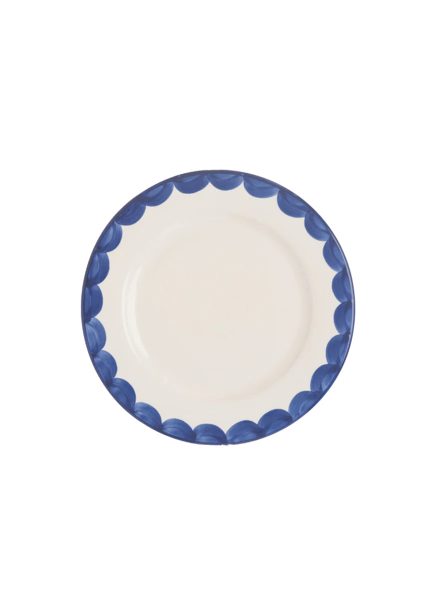 Blue Scallop Side Plate