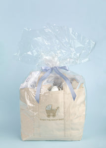 Over The Moon's Bath Baby Bundle in Blue